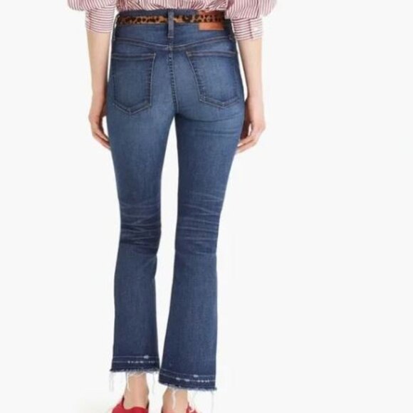 24 🔖 J. Crew Billie Demi Boot Crop Jean Denim J6300 MLA Raw Hem $168 - Picture 2 of 4